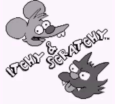 Itchy and Scratchy Miniature Golf Madness screenshot 2 for GameBoy